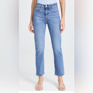 Levi's Women's Wedgie Light Blue Straight Leg Jeans